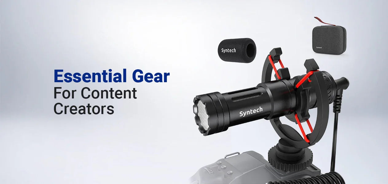 syntech shotgun mic screat weapon for streamers