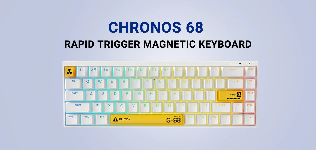 Syntech Launches Chronos 68 Rapid Trigger Magnetic Keyboard: Precision Meets Competitive Speed