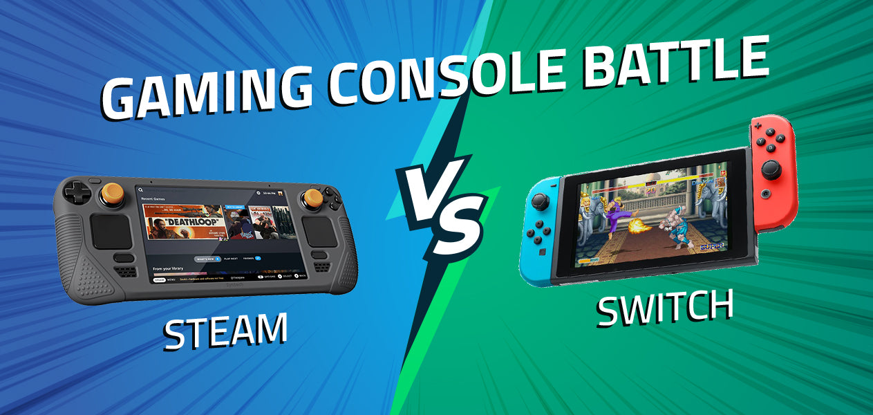 Comparação entre o Steam Deck e o Nintendo Switch: será que a