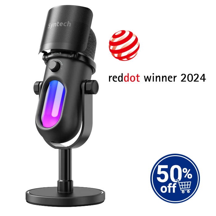RGB GlowMic USB Condenser Microphone