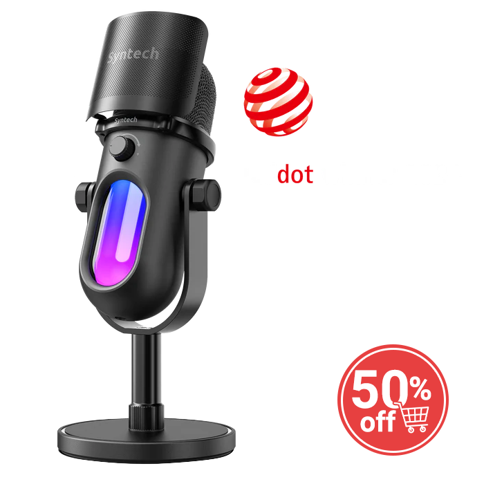 RGB GlowMic USB Condenser Microphone