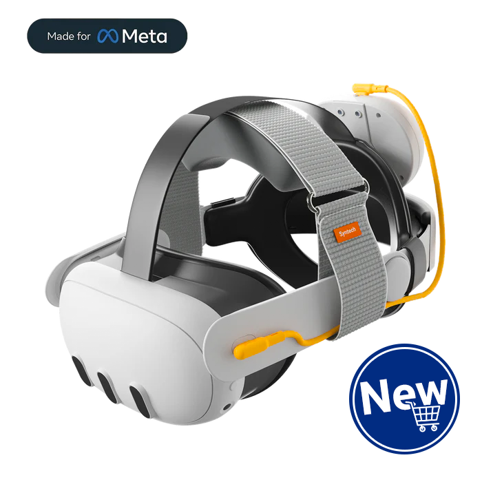 VR Head Strap With Battery Made For Meta Quest 3/3S | Syntech