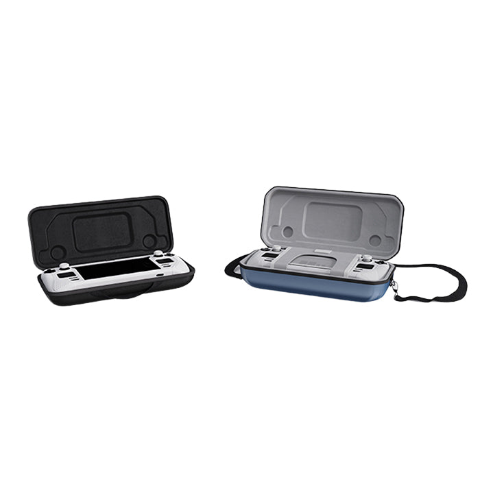blue and black steam deck protective case