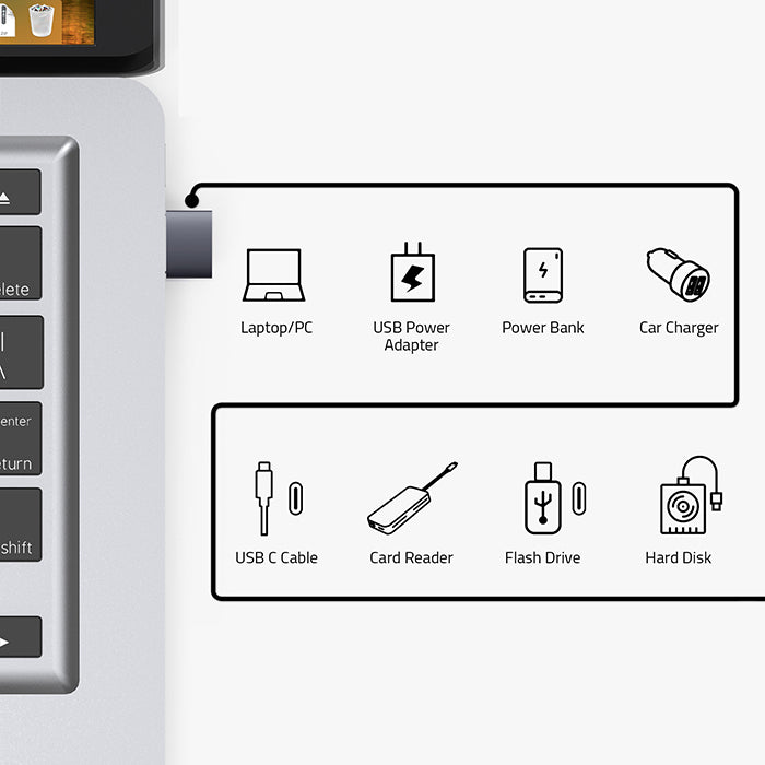 USB 2.0 to USB C Adapter compatibility