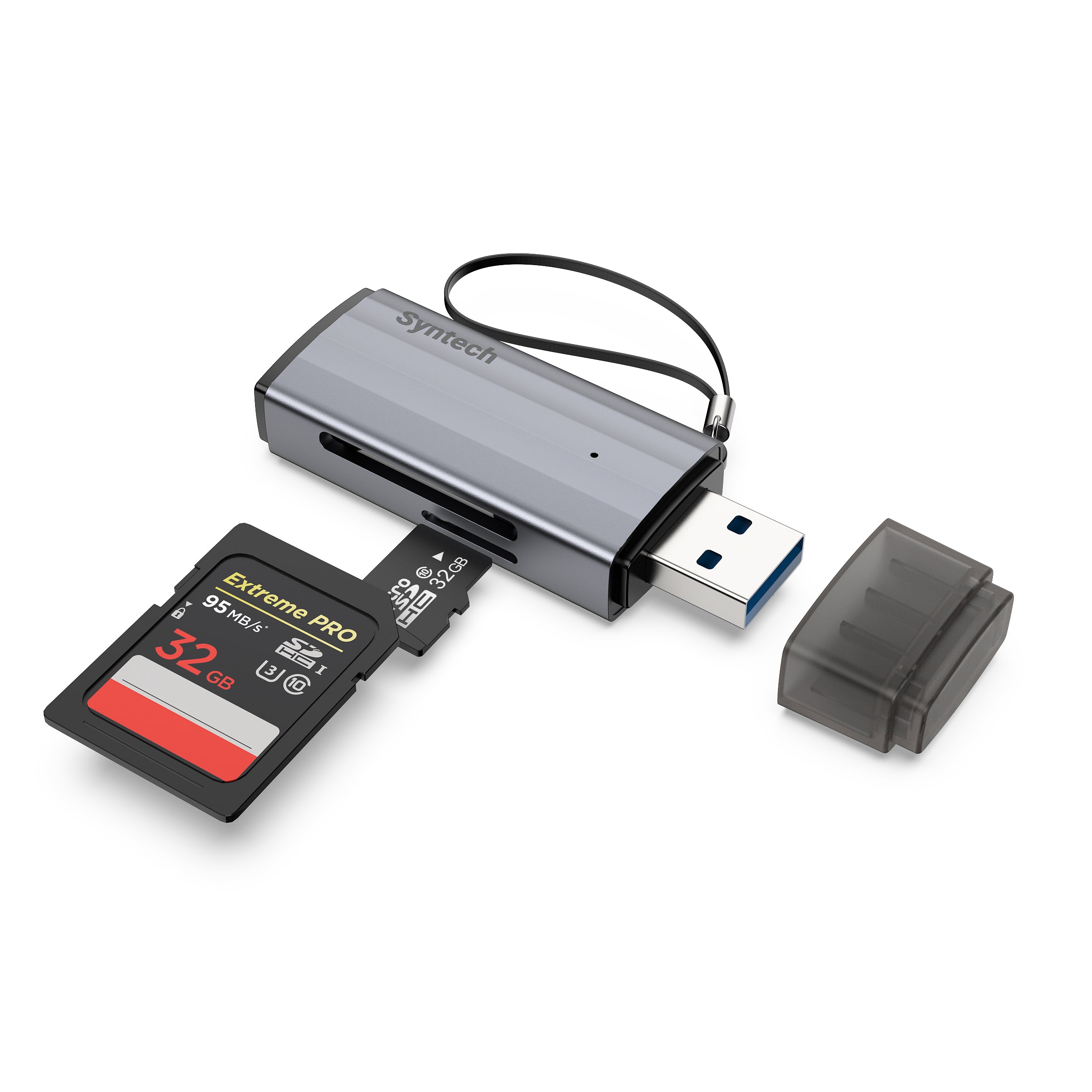 2-in-1 USB-A Card Reader