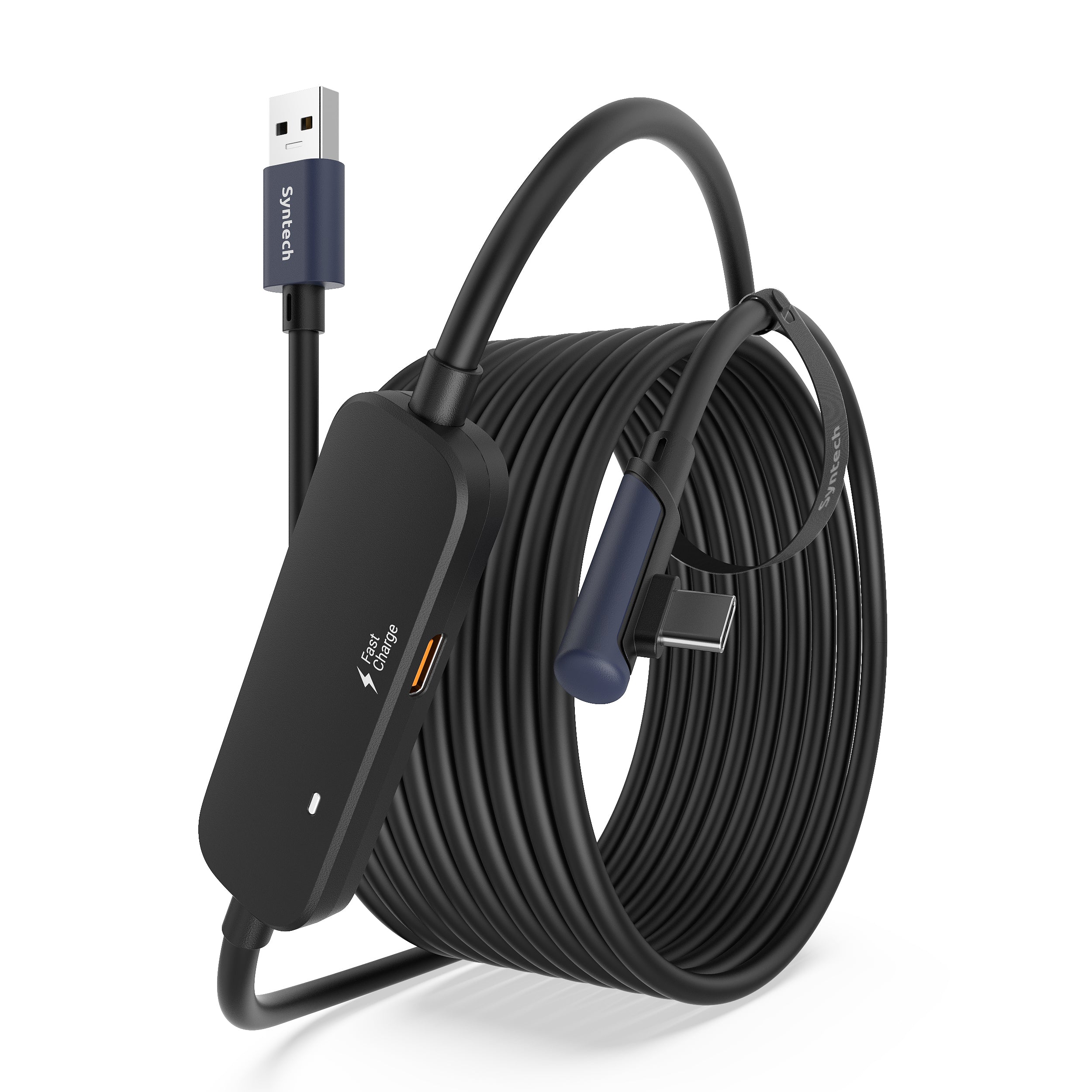 Black VR Headset Fast Charging Link Cable