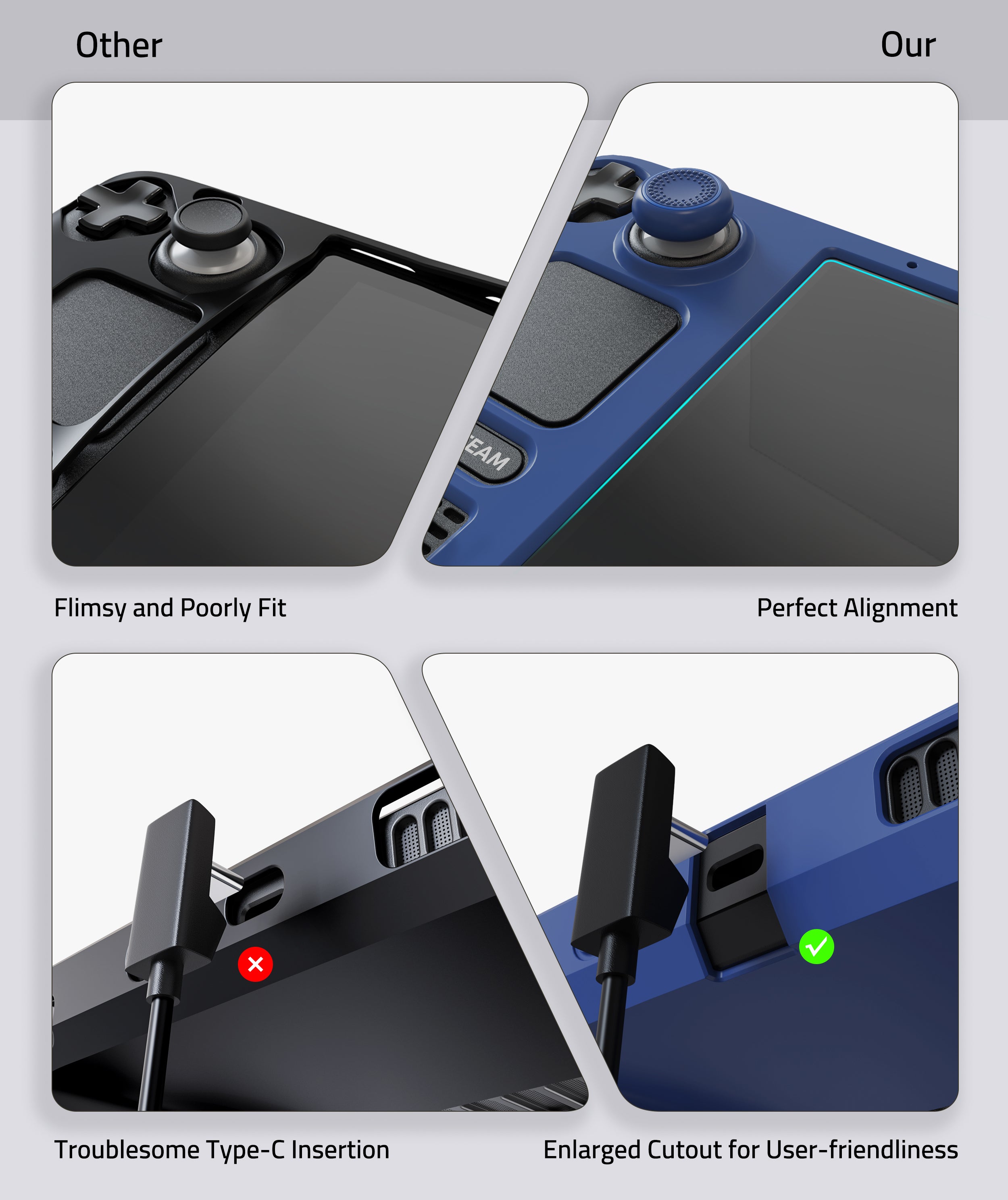 Silicone Protective Case for Steam Deck