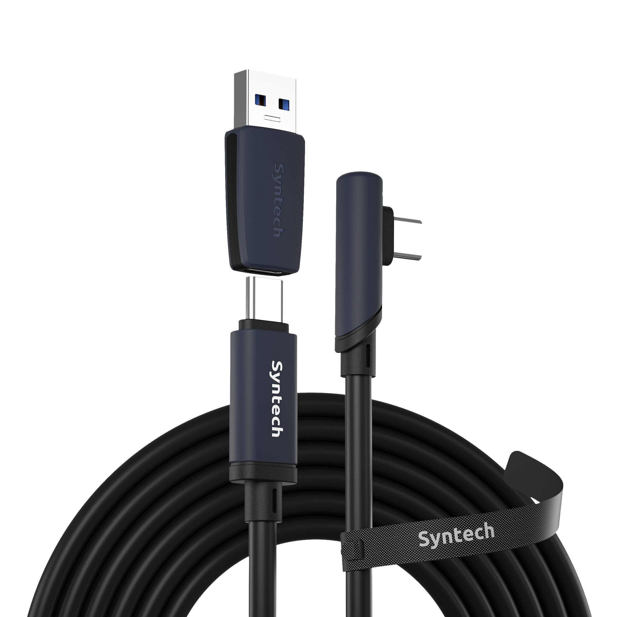 2-In-1 Link Cable for Quest 2/Quest Pro/Pico 4 black