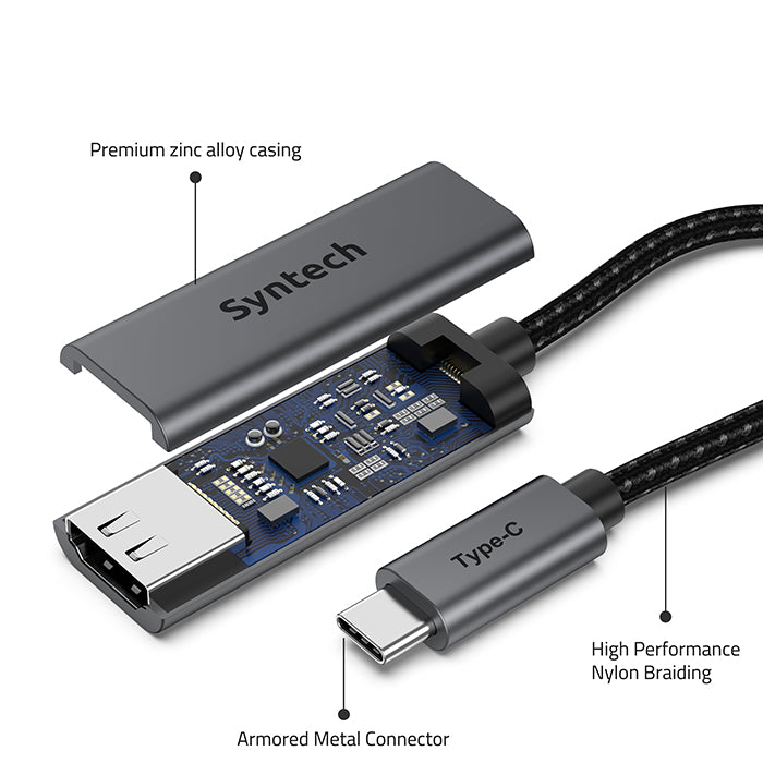 USB C to HDMI Adapter with premium zinc alloy casing