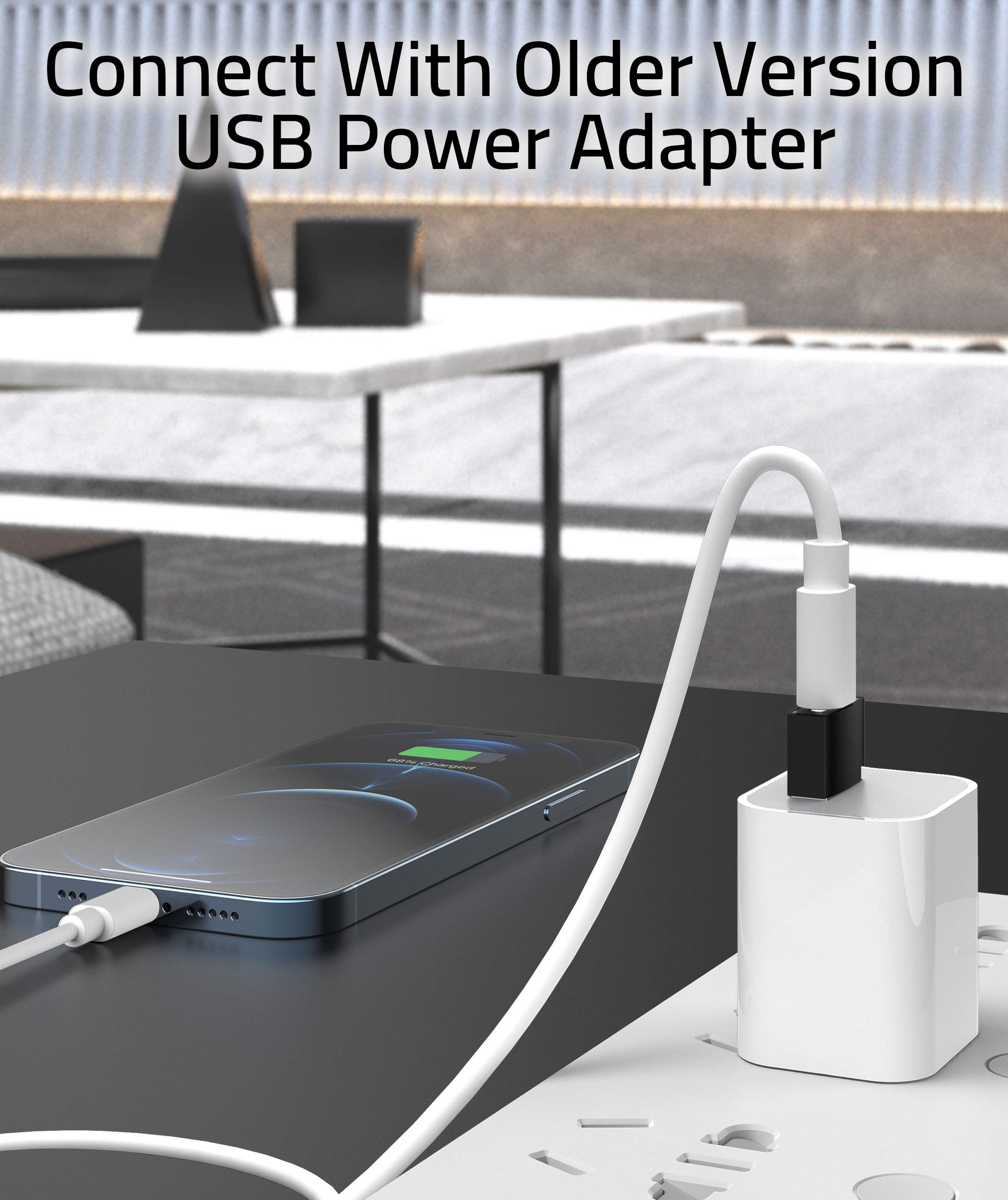 connect with old usb power adapters