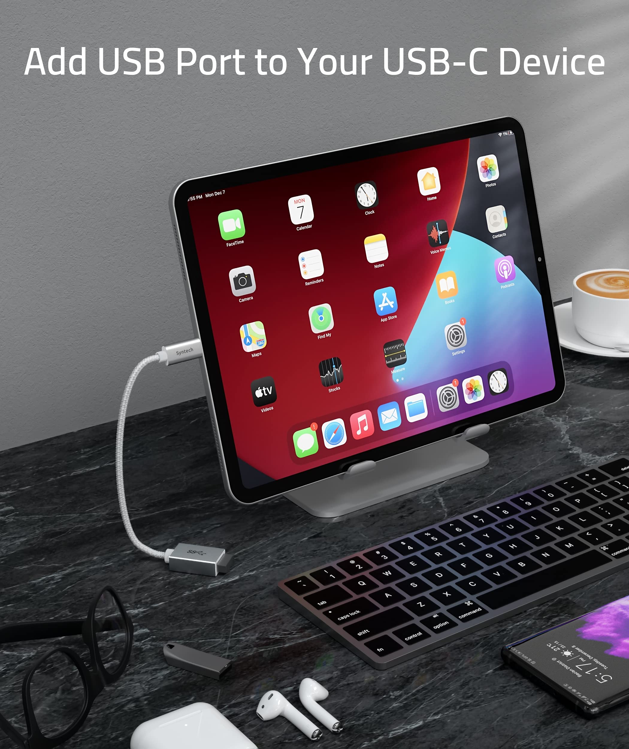 USB C to USB Adapter (2 PACK) 10-in-1 Bundle