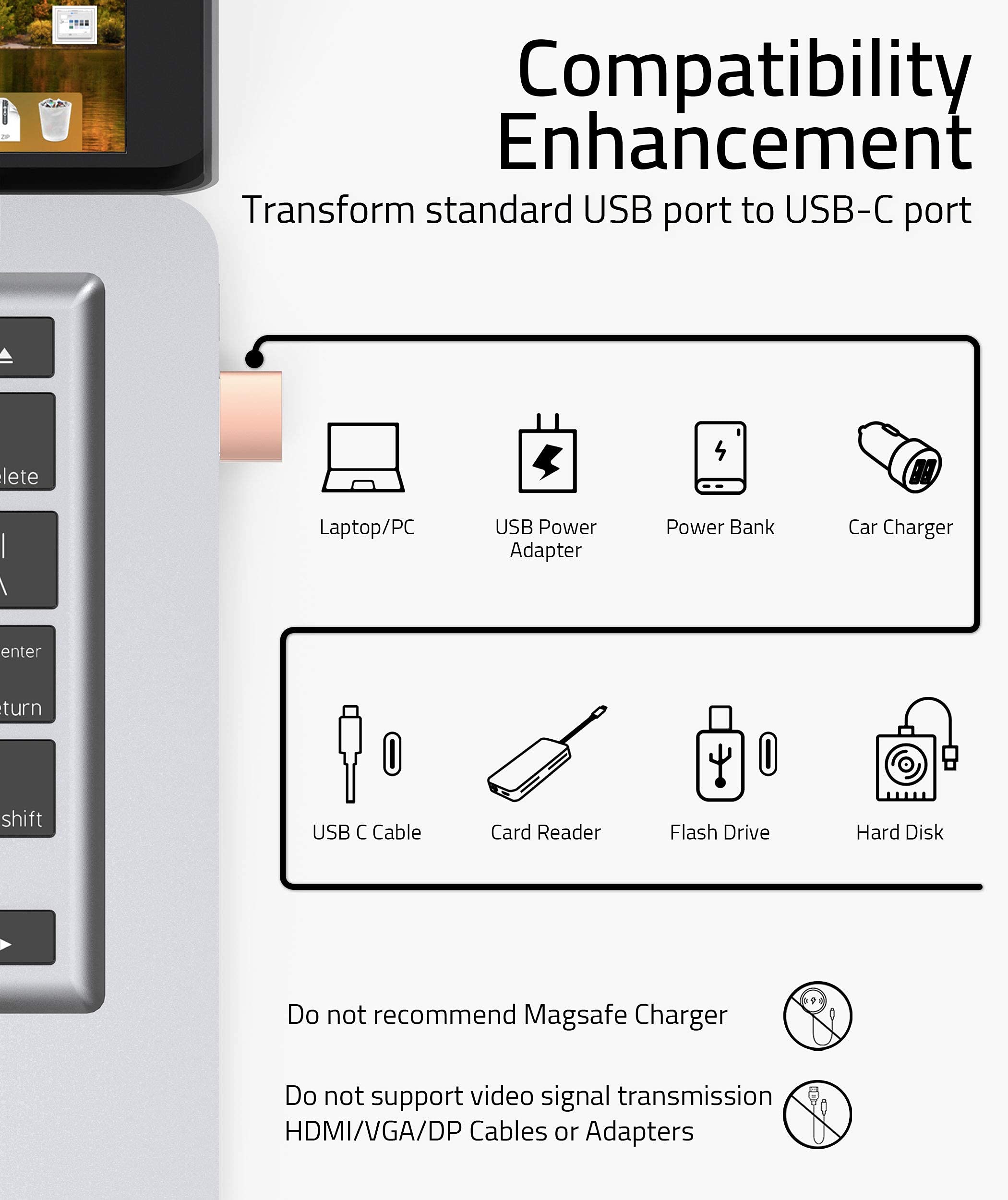 USB Port to USB C Port