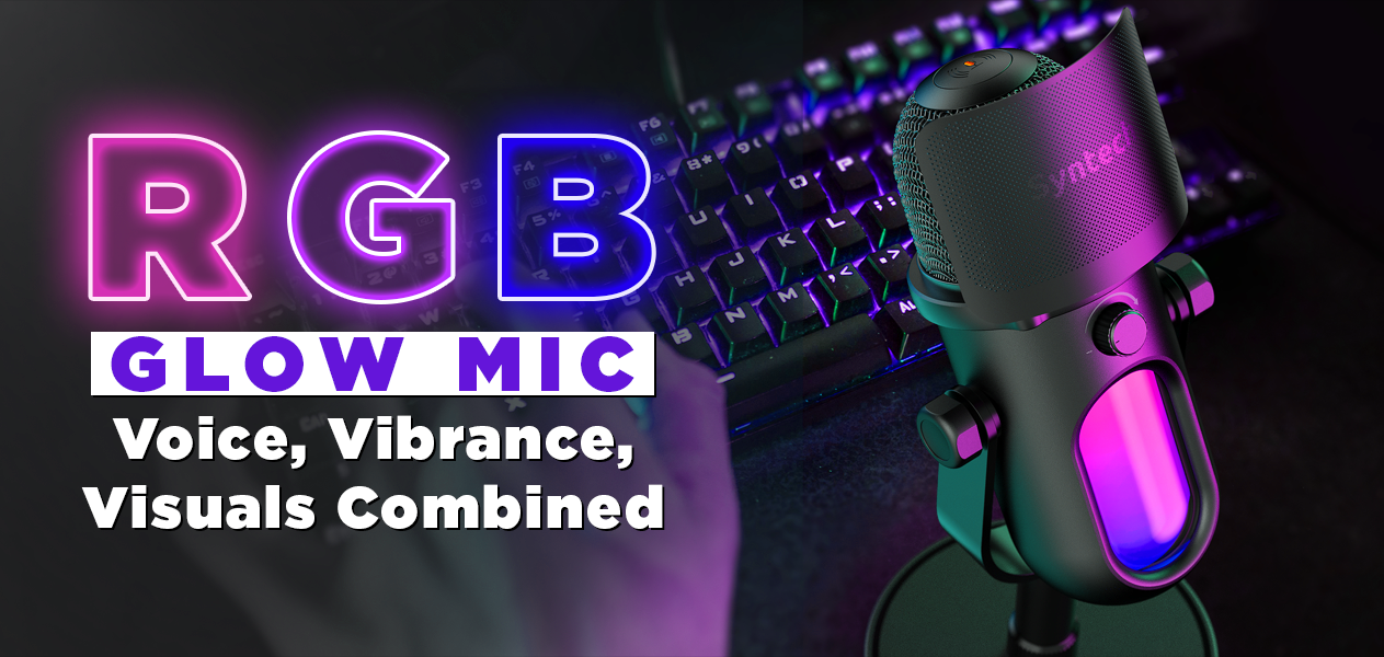 Achieve Studio Studio-Quality Sound with Syntech’s New RGB GlowMic