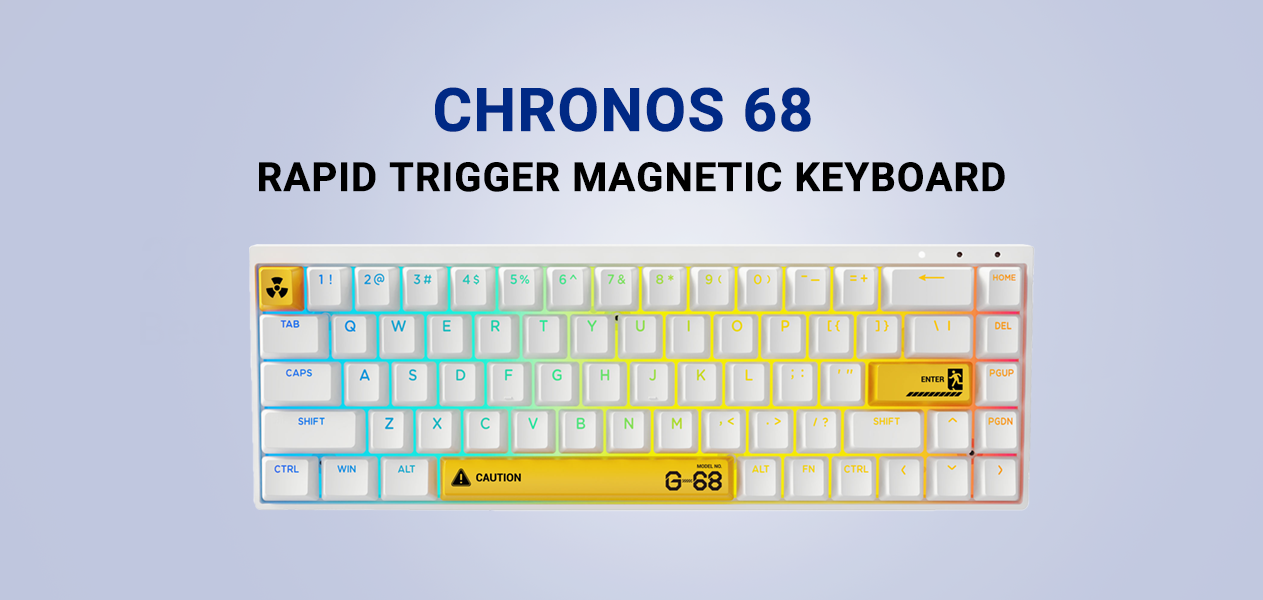 Syntech Launches Chronos 68 Rapid Trigger Magnetic Keyboard: Precision Meets Competitive Speed