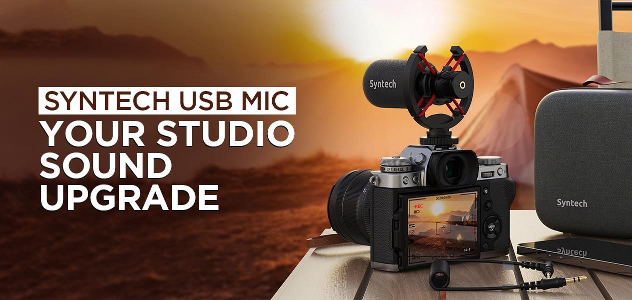 Unleash Studio-Quality Sound with the Syntech USB Microphone