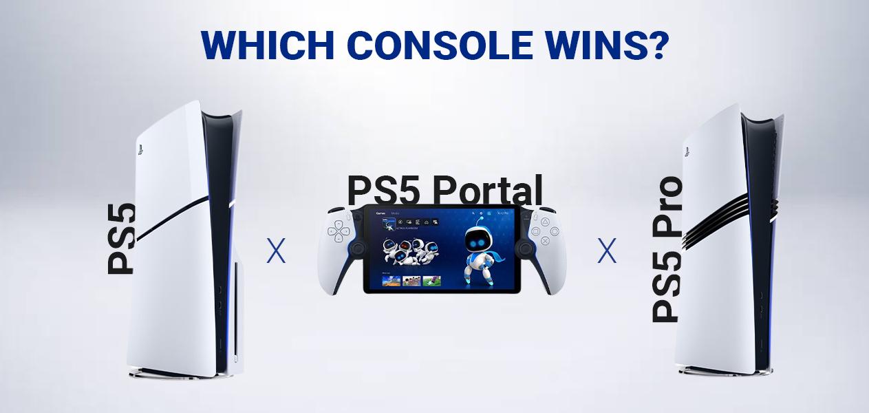 PS5 Pro vs. PS5 vs. PS5 Portal: A Guide to Sony’s Gaming Giants