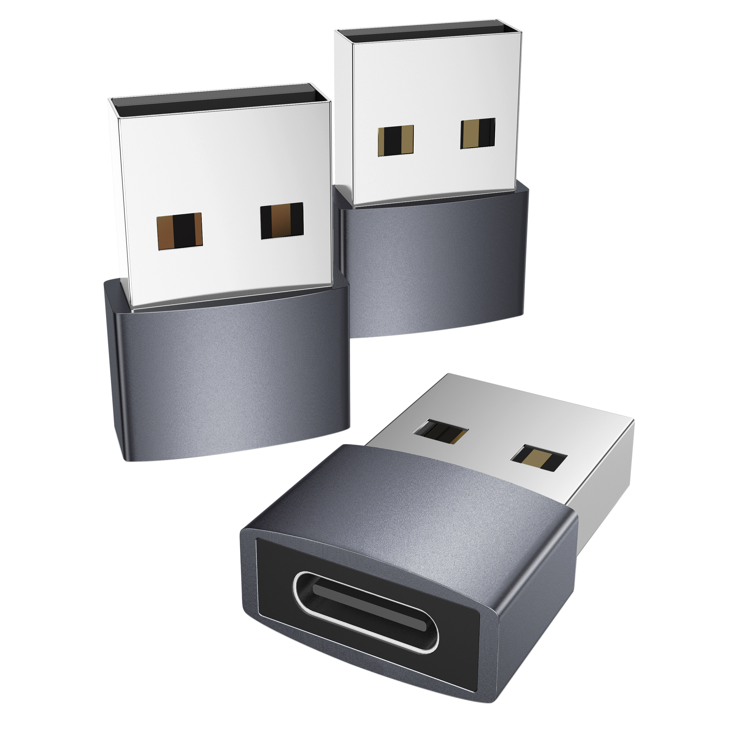 Buy USB to USB C Adapter Pack of 3 Online - M1