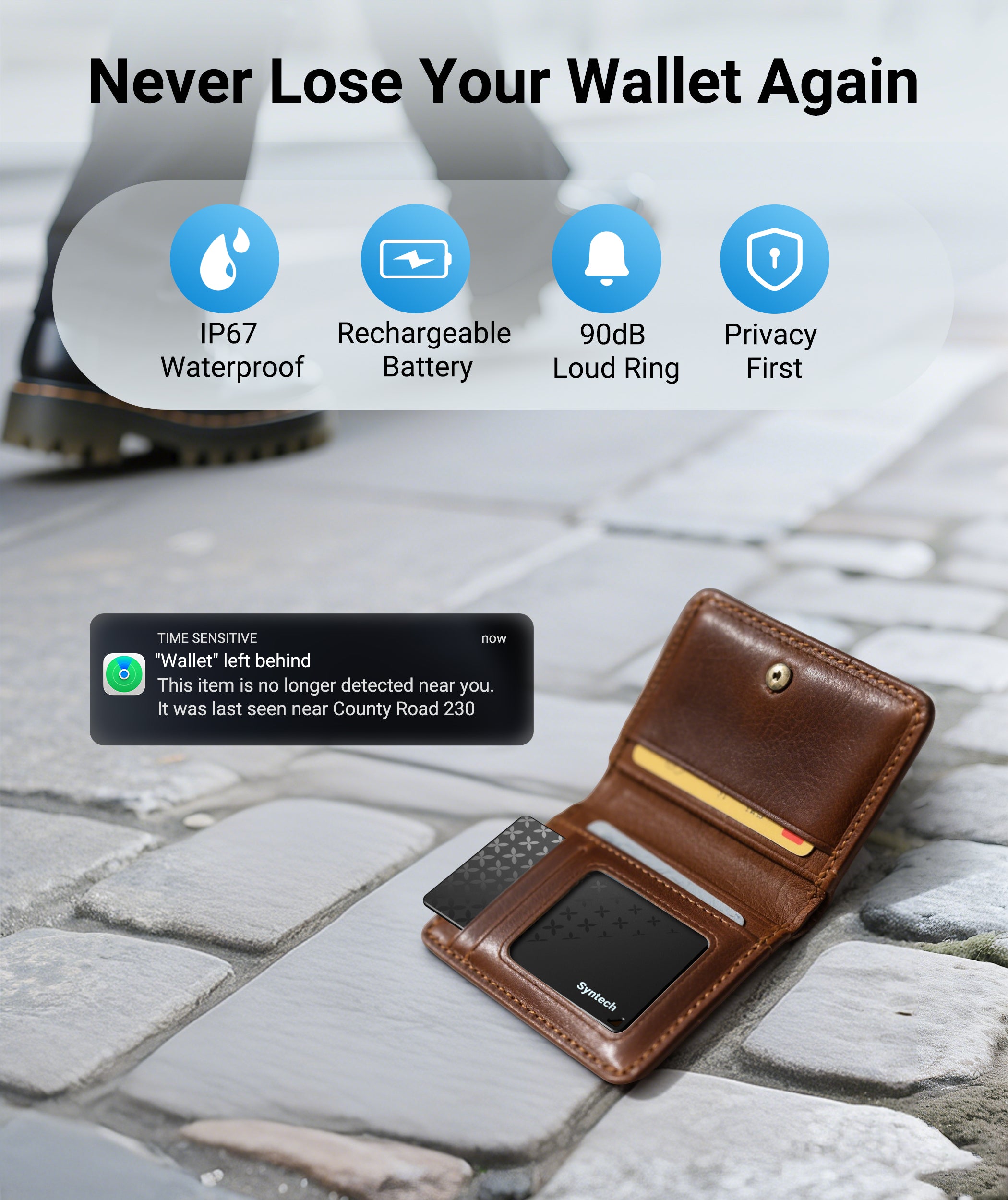 ウォレットトラッカーカードエアタグ