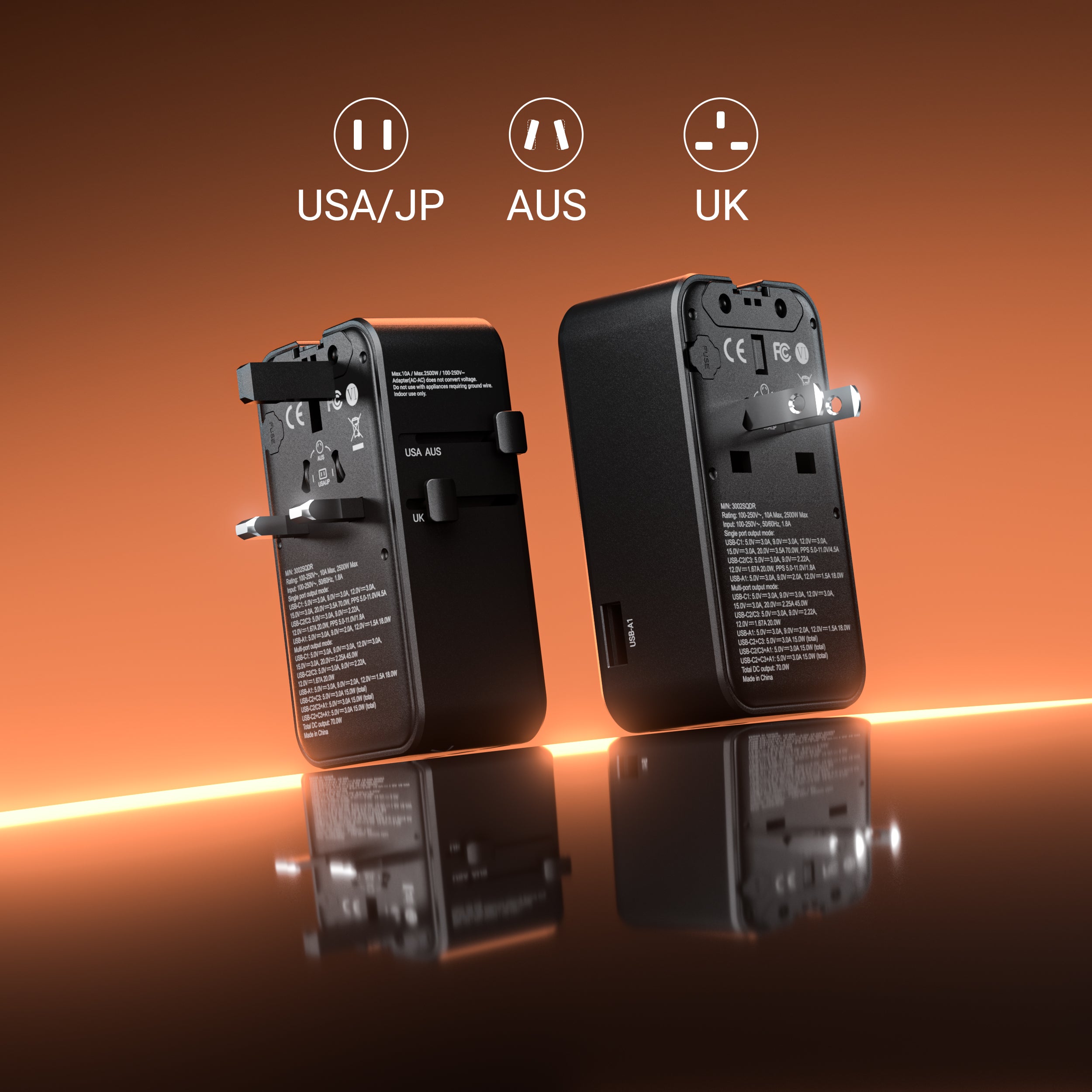 Syntech 70W Mini All-in-One Universal Travel Charger