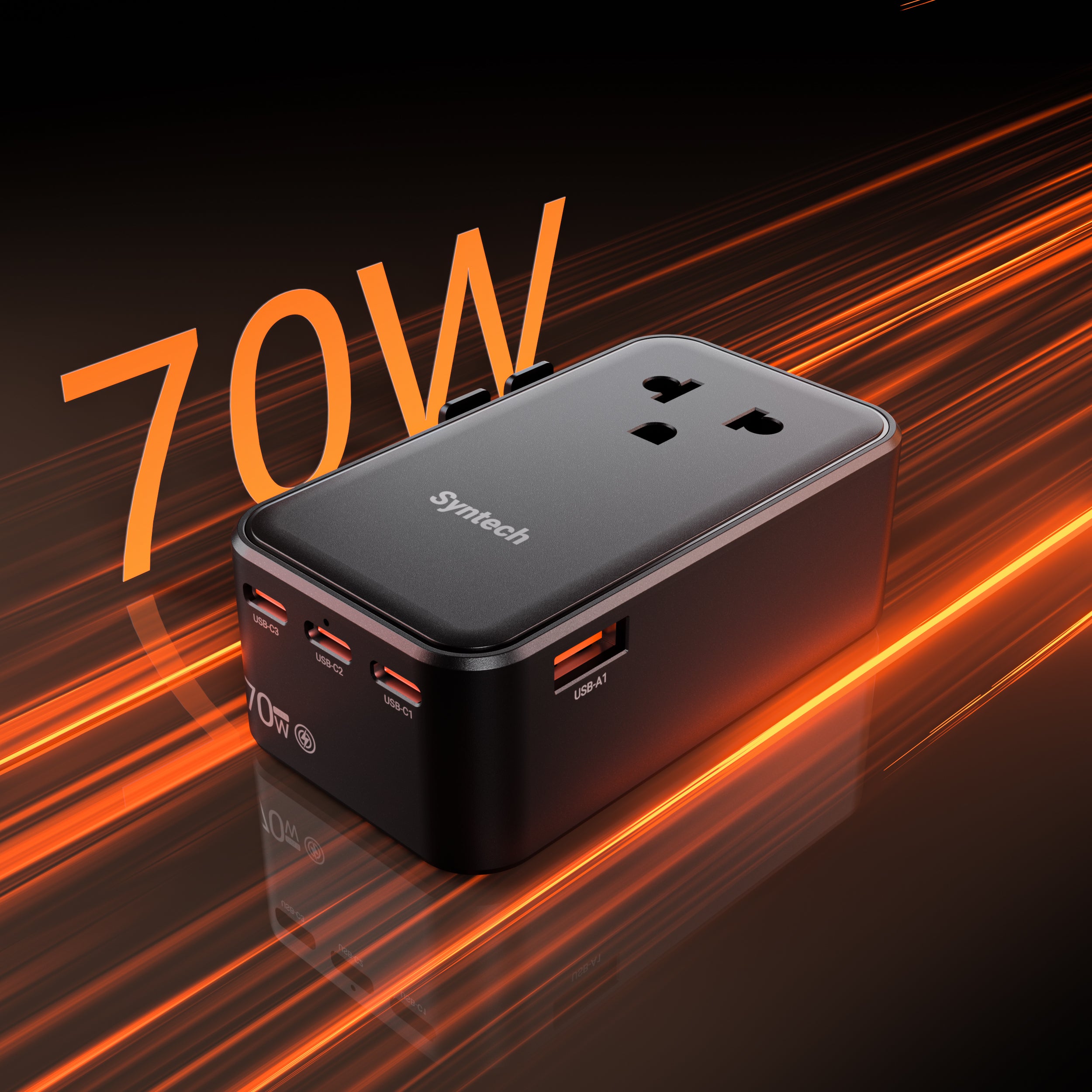 Syntech 70W Mini All-in-One Universal Travel Charger