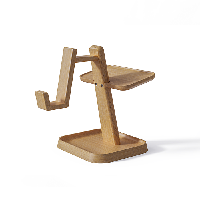 VR Wood Desk Stand