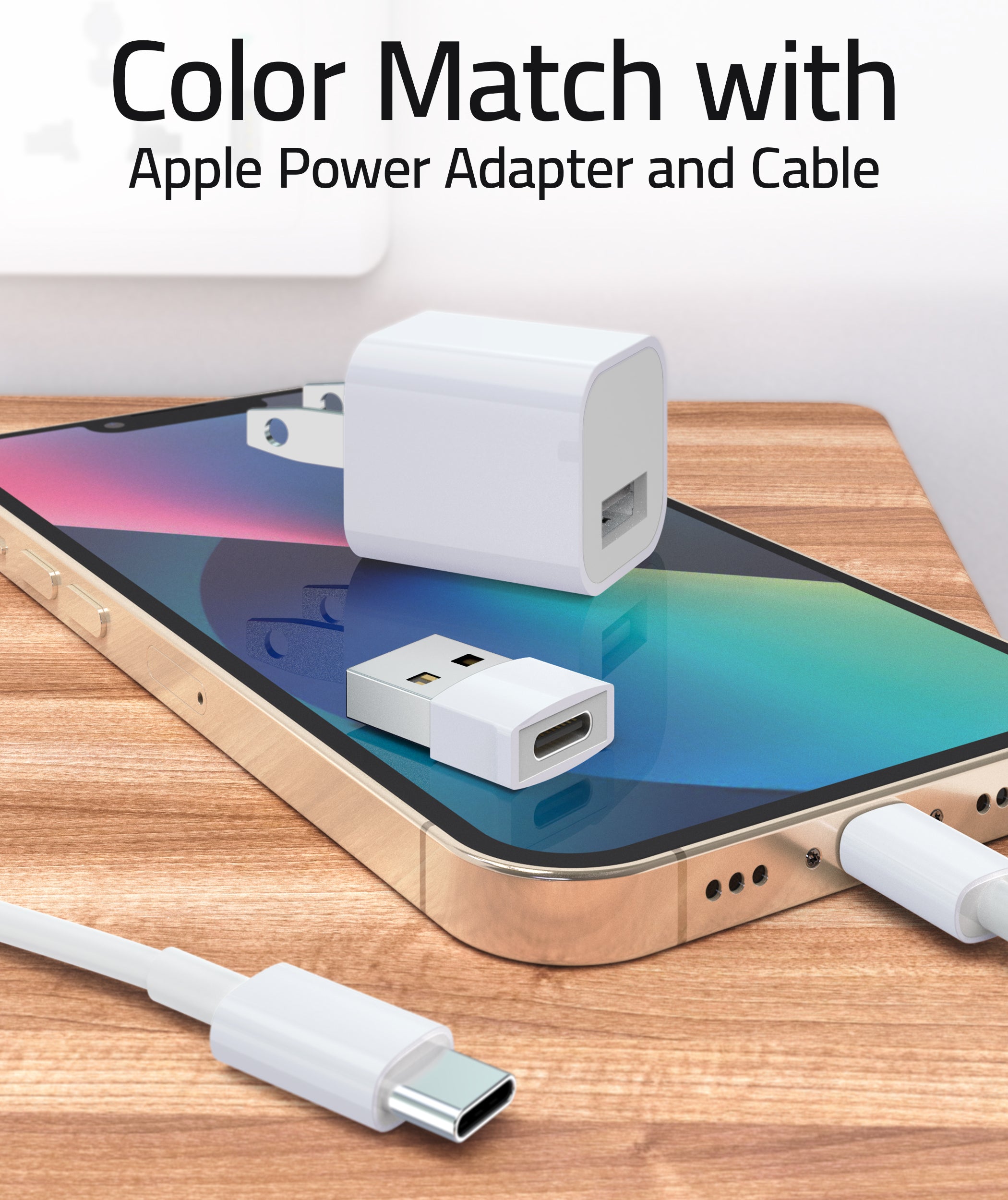 color match with apple adapters