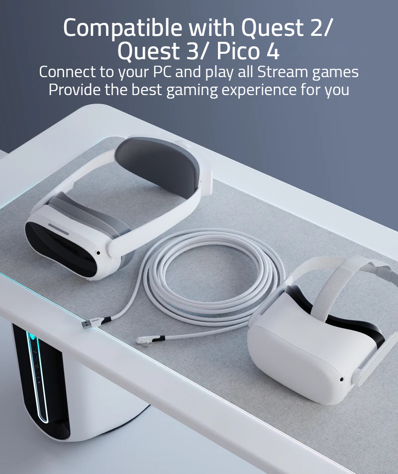Accesorios de realidad virtual - oculus quest2 auricular ajustable  intercambiable elite quest3 recargable actualización SYNTEK, Meta, blanco
