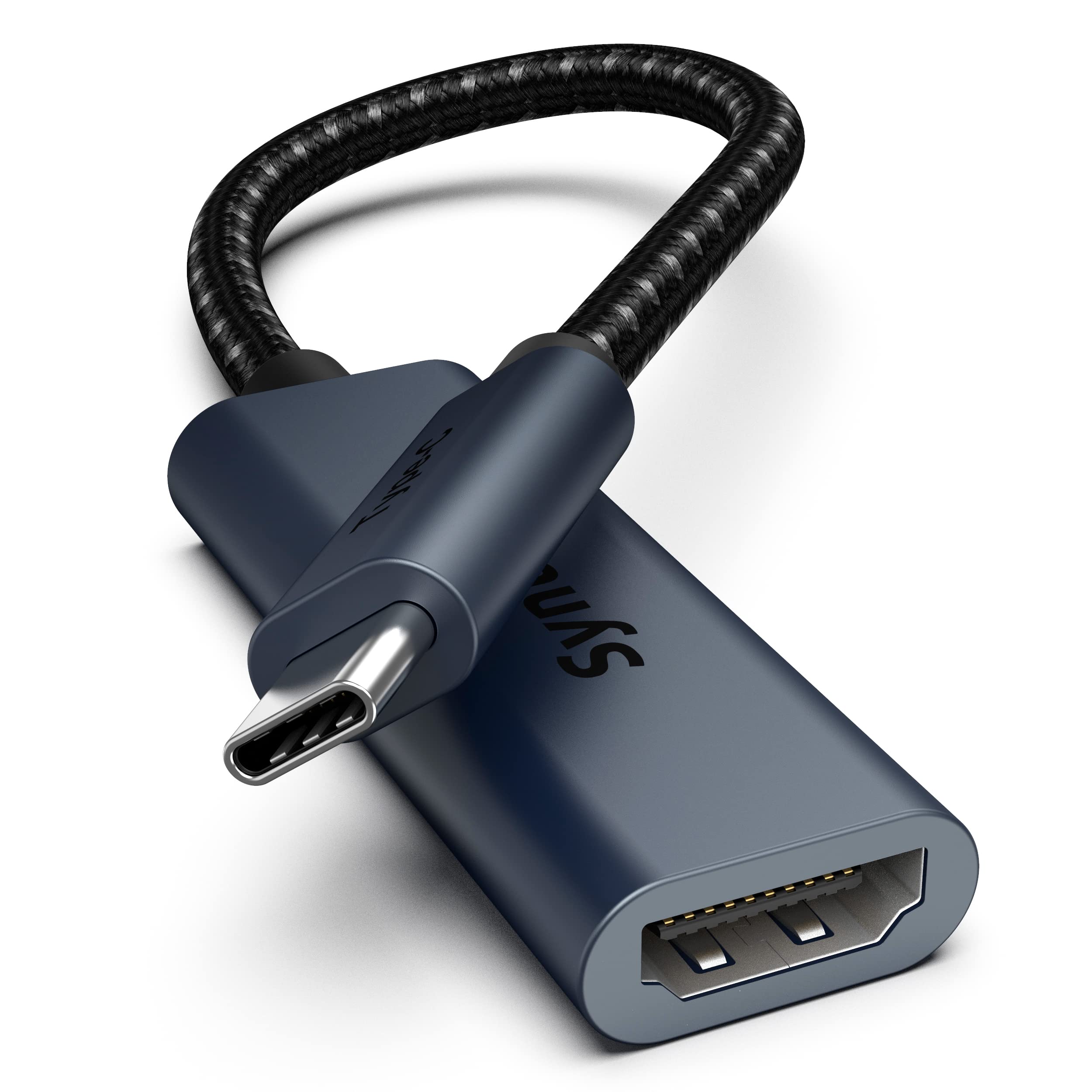 HDMI C to USB C dark gray color