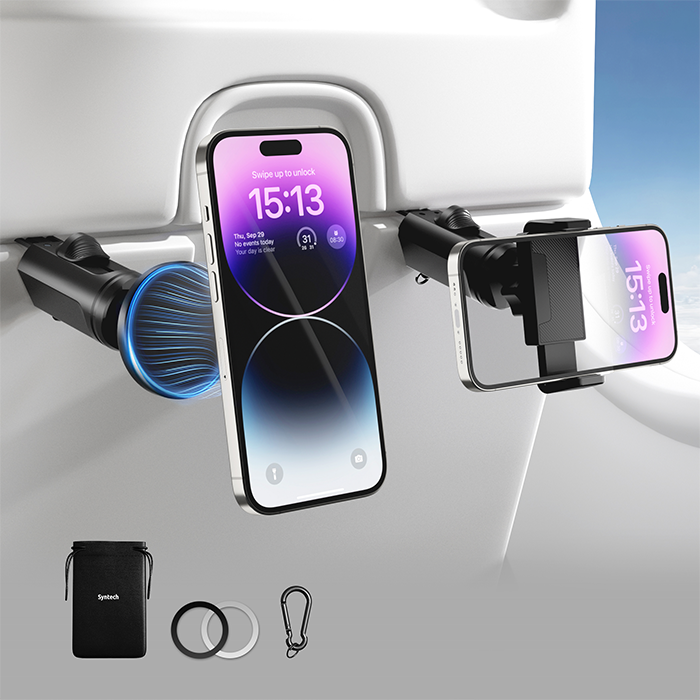 Iphone holder with clamp