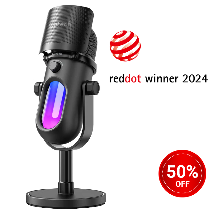 RGB GlowMic USB Condenser Microphone