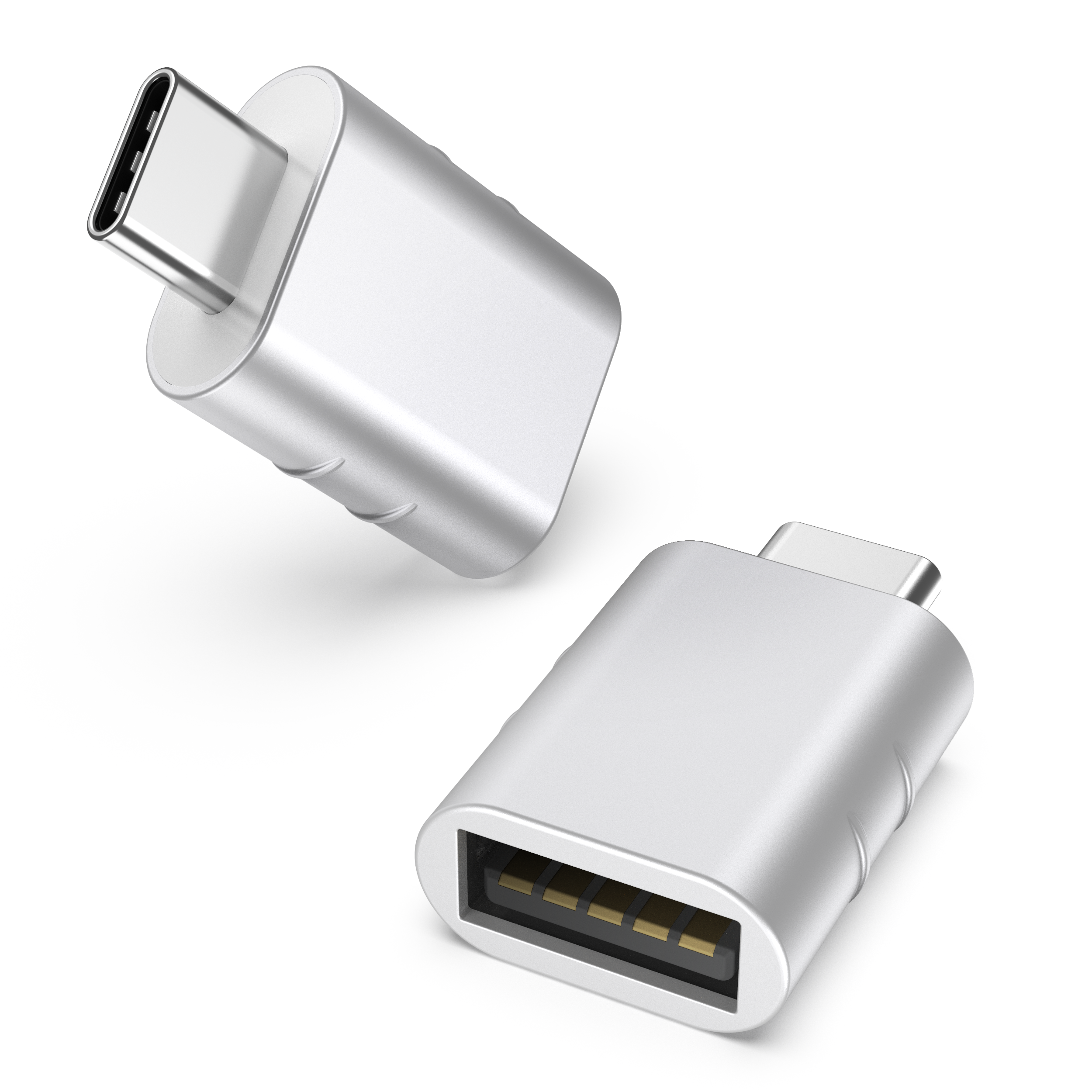 C to USB Adapter Pack of 2 USB C Male to USB3 Female Adapter